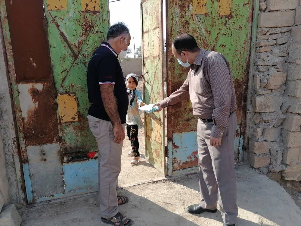 توزیع پنج هزار ماسك در سه  روستای منطقه سیاهمكان