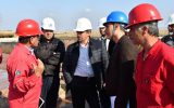 معاون مدیرکل اچ اس یی وزارت نفت از سیستم مدیریت پسماند دستگاه حفاری ۹۳ فتح بازدید کرد