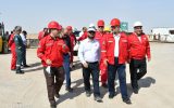 بازدید از دستگاه حفاری ۴۳ فتح در موقعیت میدان نفتی آزادگان جنوبی